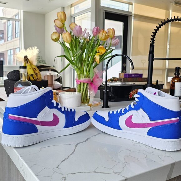 Nike Jordan 1 mid hyper royal hyper violet - Picture 7 of 9